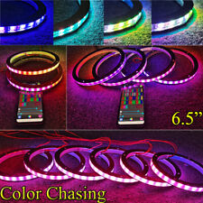 Sando 2pc/4pc/6pc 6.5" Speaker Ring Color Chasing LED Spacer Marine Light LRING