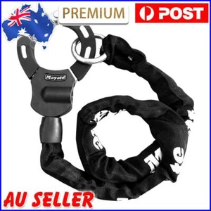 Scooter Chain Lock with 2 Keys Anti-Theft Security Bike Lock Handcuff Chain Lock - Picture 1 of 8