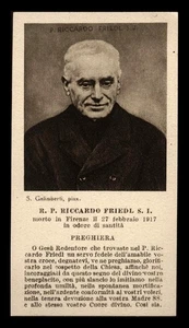 santino-holy card S.D. RICCARDO FRIEDL - Bild 1 von 1