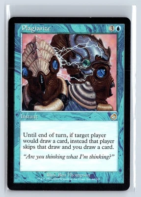 (3x) PLAGIARIZE - Torment – MTG Magic the Gathering Card - Rare - Image 1 of 4