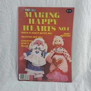 Making Happy Hearts Womens Circle Heart Design Pattern Magazine Crochet  Knit - Bild 1 von 3