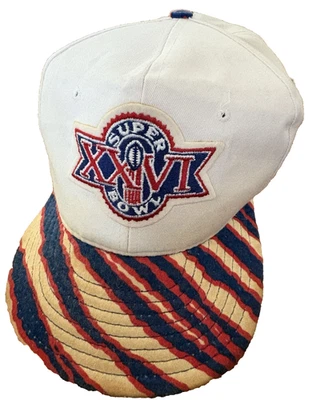 Vtg 1990s 1992 NFL Buffalo Bills Snapback Football Super Bowl XXVI ZUBAZ Cap Hat - Image 1 of 4