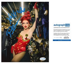 PLASMA SIGNIERT RUPAUL’S DRAG RACE DRAG QUEEN 8 X 10 FOTO - ACOA COA - Bild 1 von 1