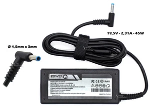 Alimentatore PowerQ per HP Probook 640 G2 G3 G4 G5 45W 19,5V 2,31A-4,5mm x 3mm - Photo 1/1