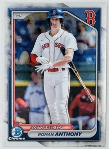 2023 Bowman Chrome Prospects #BCP-22 Roman Anthony Boston Red Sox - Picture 1 of 2