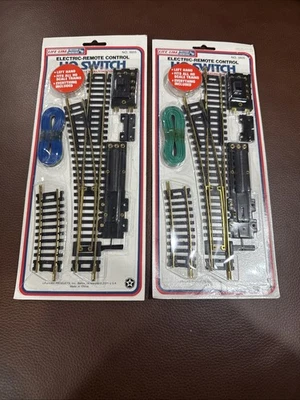 Life-Like #8605 HO Electric-Remote Control Switch Track Sealed Lot Of 2 - Image 1 of 2