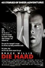 DIE HARD Movie Silk Fabric Poster 11"x17"  RARE Bruce Willis