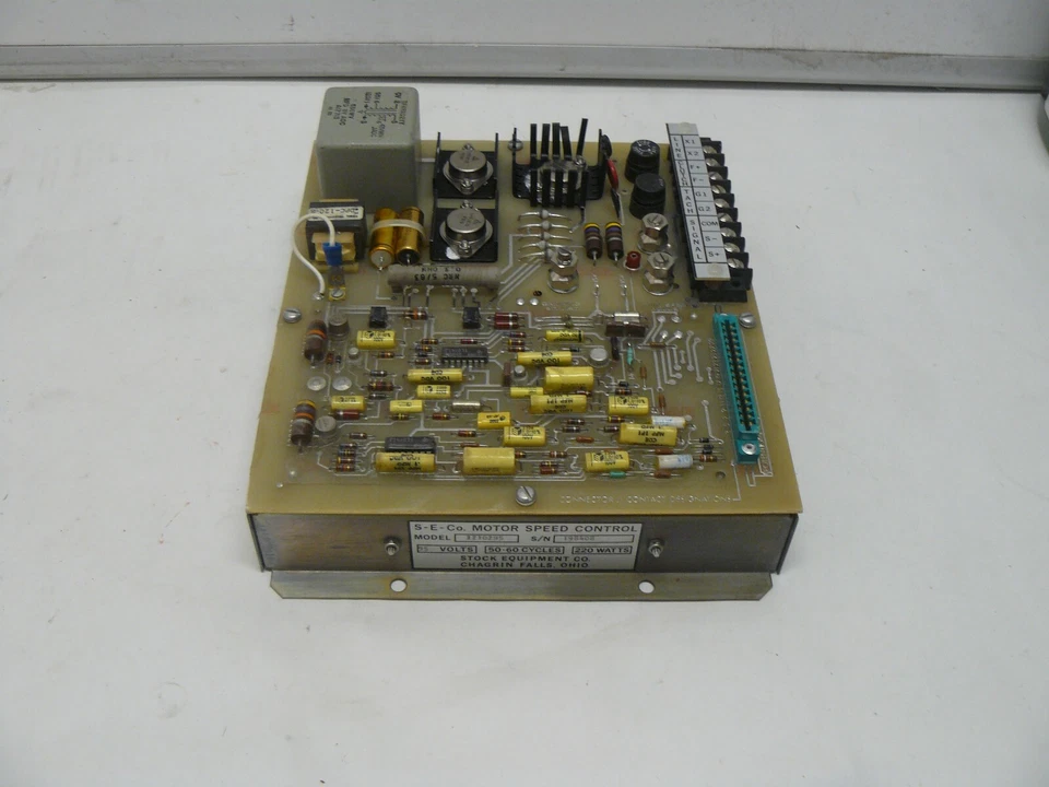 Stock Equipment Co 2Z10295 motor speed control 95 volt 220 watt 50/60 cycles - Image 1 of 3