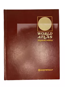 Rand McNally World Atlas Imperial Edition 1971 Hardcover Maps Of The World READ - Picture 1 of 14