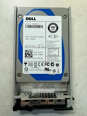 DELL 8C38W LB406M 400GB 6 Gbps SAS 2.5" SSD - Image 1 of 4