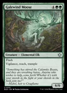 Galewind Moose (173) Bloomburrow BLB MTG Magic - Foto 1 di 1