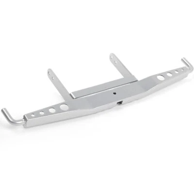 RC4WD VVV-C0959 Shirya Rear Steel Bumper Silver : Vanquish VS4-10 Origin Body - Image 1 of 4