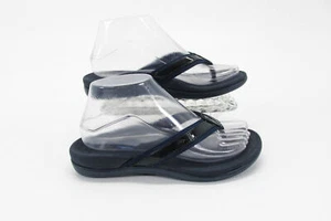 Vionic Women Sandal Tide II Size 6M Blue Toe Thong Flip Shoe Pre Owned qp - Picture 1 of 12