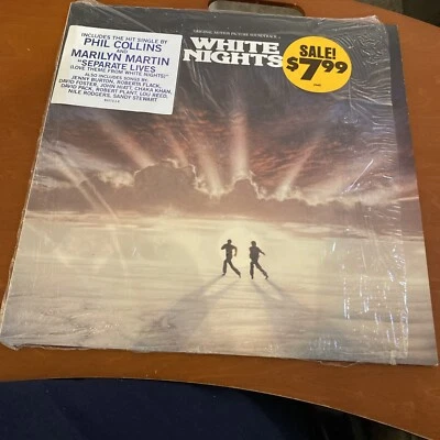 WHITE NIGHTS SOUNDTRACK LP 12" VG+ 1985 ATLANTIC Genesis Phil Collins SHRINK Foto 1 de 4