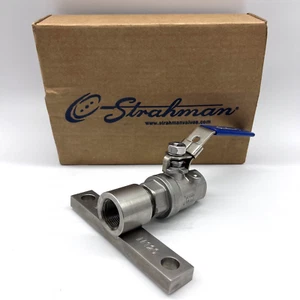 NOB Strahman M-120 Stainless Steel Mounted Hose Station Valve Bolts 150psi 200°F - Picture 1 of 7
