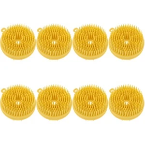 Set of 8 Silicone Massage Hair Brush Bath Body Brushes for Shower Bathing Baby - Picture 1 of 12
