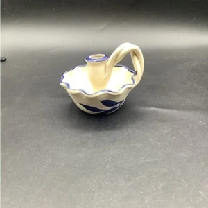 Williamsburg Salt Glaze Hand thrown Candle stick holder pottery - Picture 1 of 9