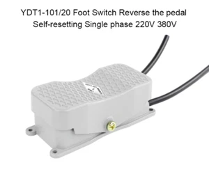 YDT1-101/20 Foot Switch Reverse the pedal Self-resetting Single phase 220V 380V - Picture 1 of 7