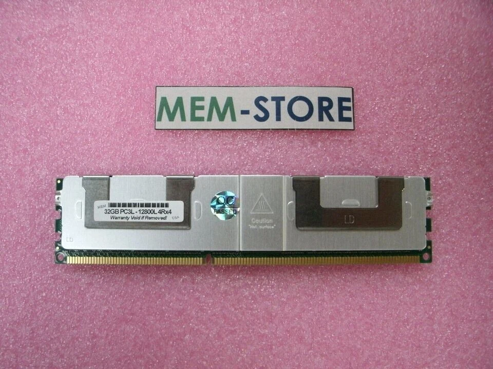 32GB DDR3 1600MHz PC3-12800 ECC Registered LRDIMM AXG93767 Replacement Memory - Image 1 of 1