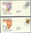 Un Postal Administration Fdc: Ny Office 1979 - "For A Free Namibia" - Sc #312-13