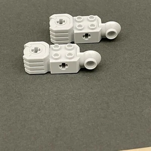 Lego Technic 47431 White Replacement Part Piece Lot of 2 - Picture 1 of 4