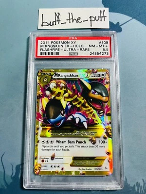 POKEMON - PSA 8.5 - KANGASKHAN SECRET RARE - 109/106- XY FLASHFIRE GRADED CARD - Image 1 of 2