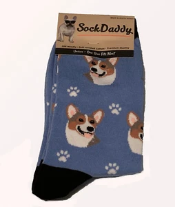 Corgi Socks Unisex Dog Cotton/Poly One size fits most - Picture 1 of 1