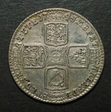 GEORGE II 1745 SHILLING. LIMA. ALTERED 5?