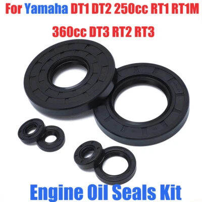 Engine Oil Seal Seals Kit For Yamaha  DT1 DT2 250cc RT1 RT1M 360cc DT3 RT2 RT3 — 第 1/4 张图片