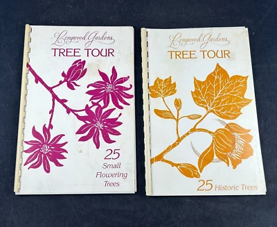 1984 LONGWOOD GARDENS TREE TOUR 25 SMALL FLOWERING / 25 HISTORIC TREES BOOK LOT - Image 1 of 4