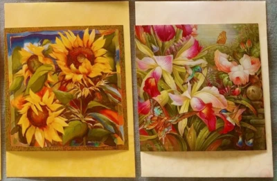 "Sunny And Bright", (1) Leanin Tree Thank You, (1) Birthday Cards, (2) Envelopes - Image 1 of 4