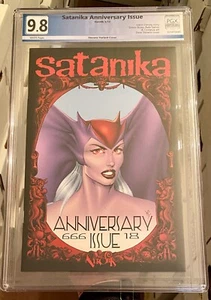 VEROTIK SATANIKA ANNIVERSARY STEVENS VARIANT 2013! PGX (Not CGC) 9.8! WOW! RARE! - Bild 1 von 10