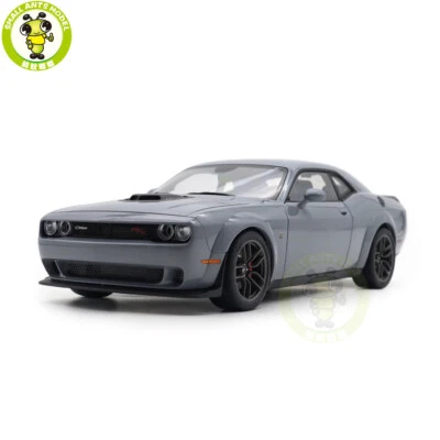 1/18 Dodge Challenger R/T Scat Pack Widebody 2022 Gray AUTOart 71774 Model Car - Image 1 of 4