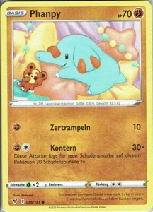 Pokemon Karte Schwert&Schild Farbenschock 86/185 Phanpy deutsch - Picture 1 of 1
