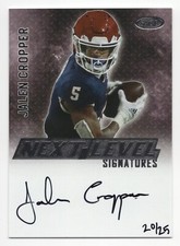 2023 Sage Aspire JALEN CROPPER #NLS-JC2 Silver Foil Auto /25-Fresno State