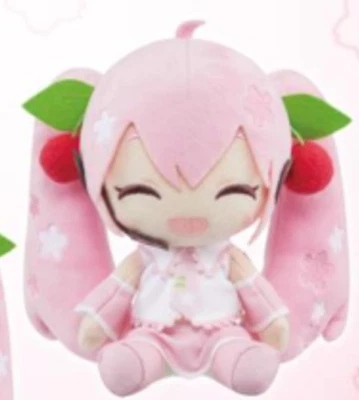 Juguete de peluche TAITO Hatsune Miku Sakura Miku juguete de peluche 2020ver B Foto 1 de 2