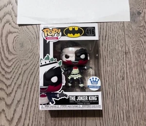Funko Pop! DC Heroes Batman 416 The Joker King Funko.com Vinyl Figure New - Picture 1 of 1