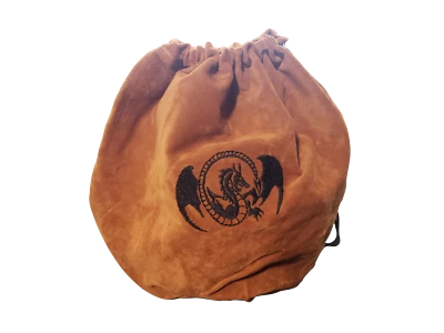 Bolsa de dados bordada D&D Dragon grande juego de mesa fichas jugador contador bolsa de monedas Foto 1 de 4