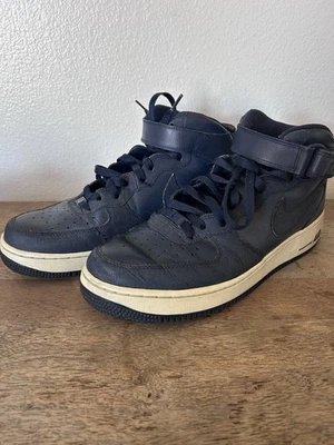 Nike Air Force 1 High '82 Mens Size 9.5 Blue White Gum Athletic Shoes Sneakers - Image 1 of 4