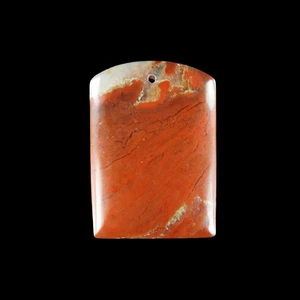 Flammenjaspis 47x33x6 mm Anhänger Perle HF317056 - Bild 1 von 4