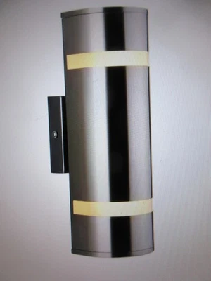 Artika 3 Way Stream Stainless Steel Modern Outdoor Hardwired Garage Porch Light