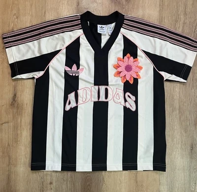 Camiseta Adidas Originals Summer Glow branca maravilha | Tamanho feminino pequeno KC0672 - Imagem 1 de 4