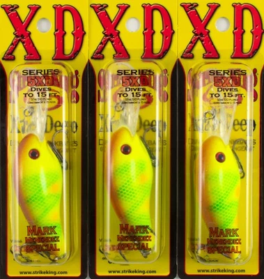 (LOTE DE 3) STRIKE KING PRO MODELO SERIE 5XD 5/8OZ HC5XD-MM1 PIÑA SMSH B8225 Foto 1 de 3