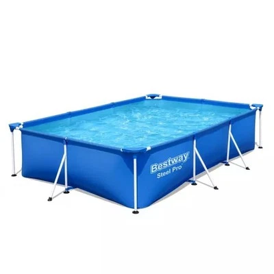 Bestway Piscina Steel Pro Frame Da Giardino Con Pompa Filtro 300X201X66 Cm Blu R - Immagine 1 di 4