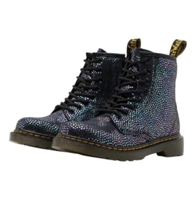 DR. MARTENS 1460 Spot Metallic Lace-Up Combat Boots Size 6 NEW Iridescent - Picture 1 of 10