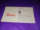 Vntg Walt Disney Productions RON MILLER President Chief Executive BUSINESS CARD