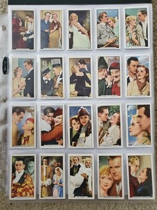 1935 Gallaher Famous Film Scenes Complete 48 Card Set