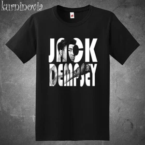 JACK DEMPSEY Boxing Legend Men's Black Size S to 5XL - Picture 1 of 1