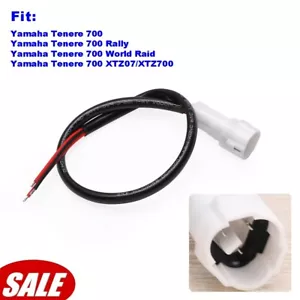 For Yamaha Tenere 700 3 Pins Aux 12V Connector Socket Options Plug Adapter Cable - Picture 1 of 12