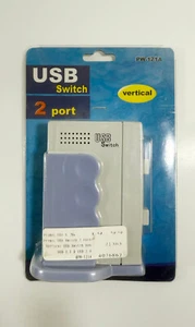 Multimedia 2-Port USB Manual Switch Hub LED PW-121A - Picture 1 of 3